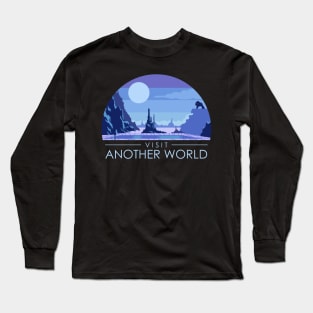 Visit Another World - Retro Video Game Long Sleeve T-Shirt